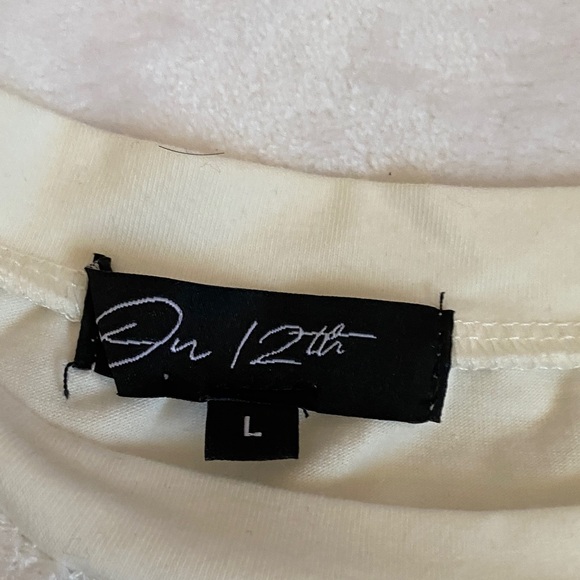 ON 12th Chic White Lace Women's Blouse - Picture 8 of 9